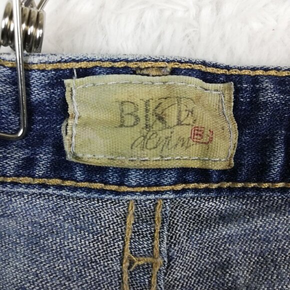 BKE Womens Jeans Star Stretch Flare Blue Denim Stone Wash Low Rise 32‎ - Picture 9 of 15